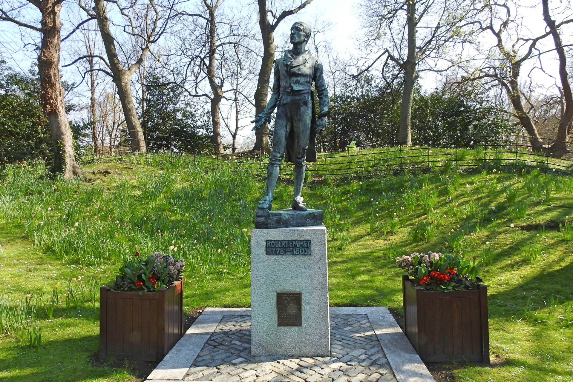 Statue of Robert Emmet in St. Stephen's Green