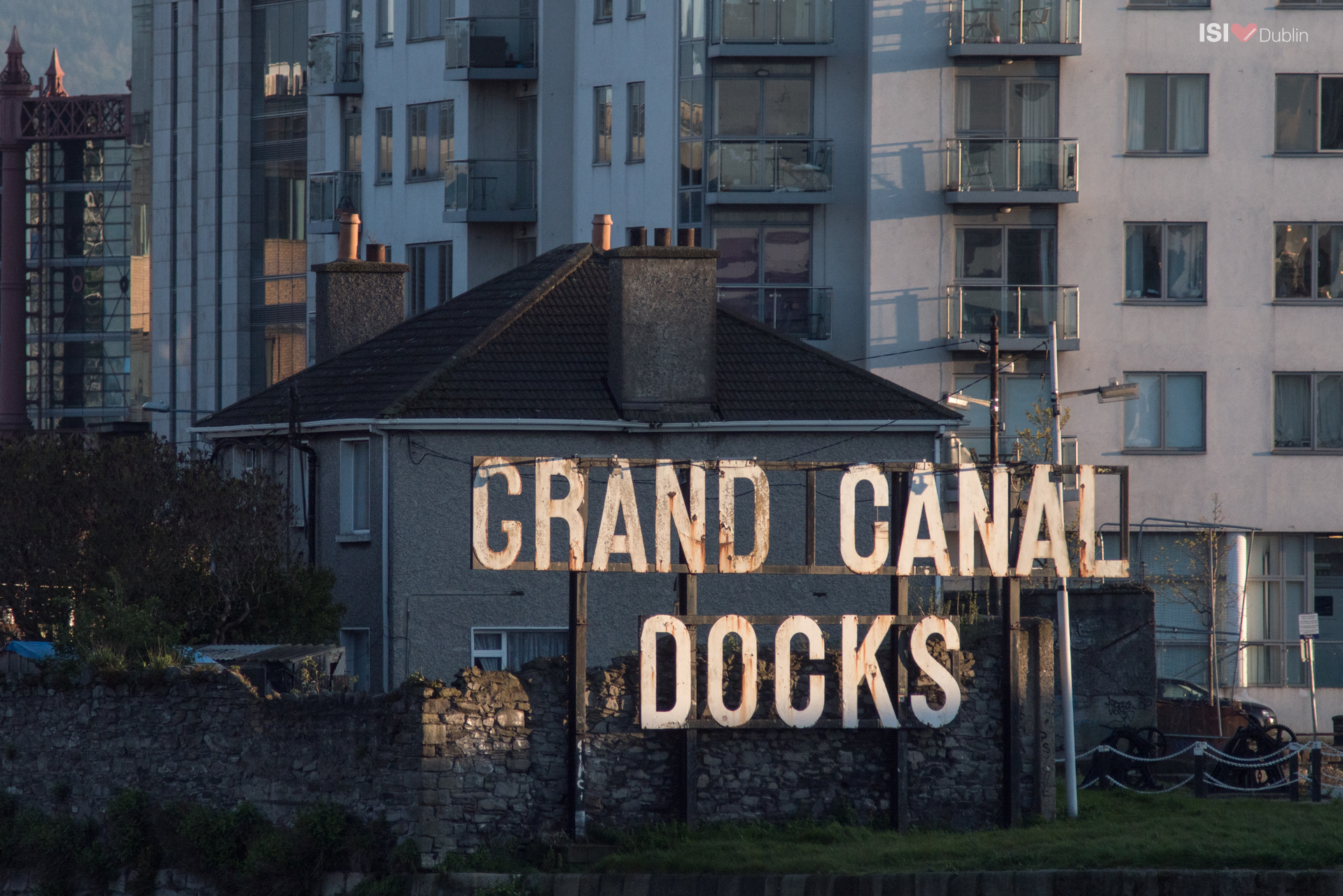 Grand Canal Docks Sign 