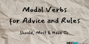 modal verbs for advice and rules